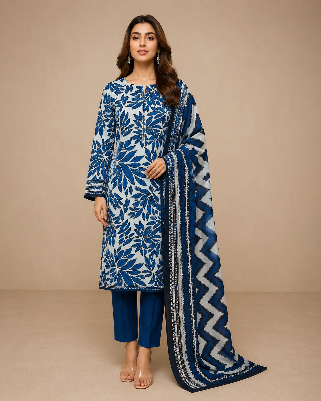alkaram 3pc unstitched digital lawn suit for women new collection 2026