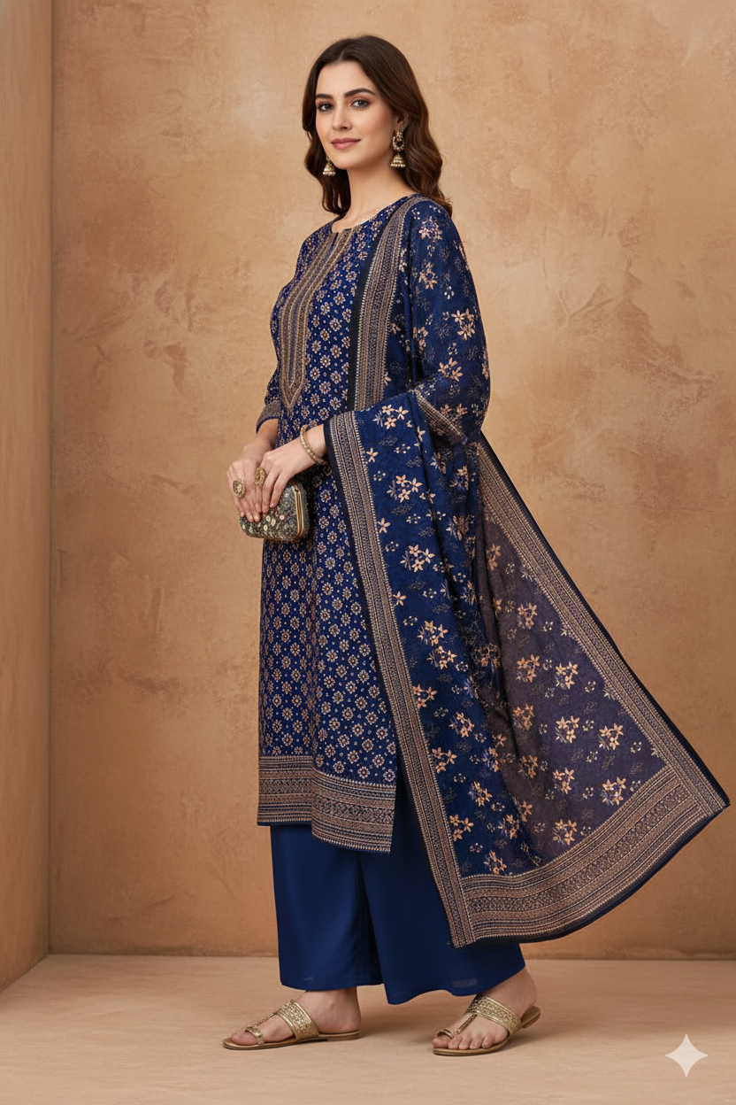 Maria B 3pc unstitched digital lawn suit for women new collection 2026