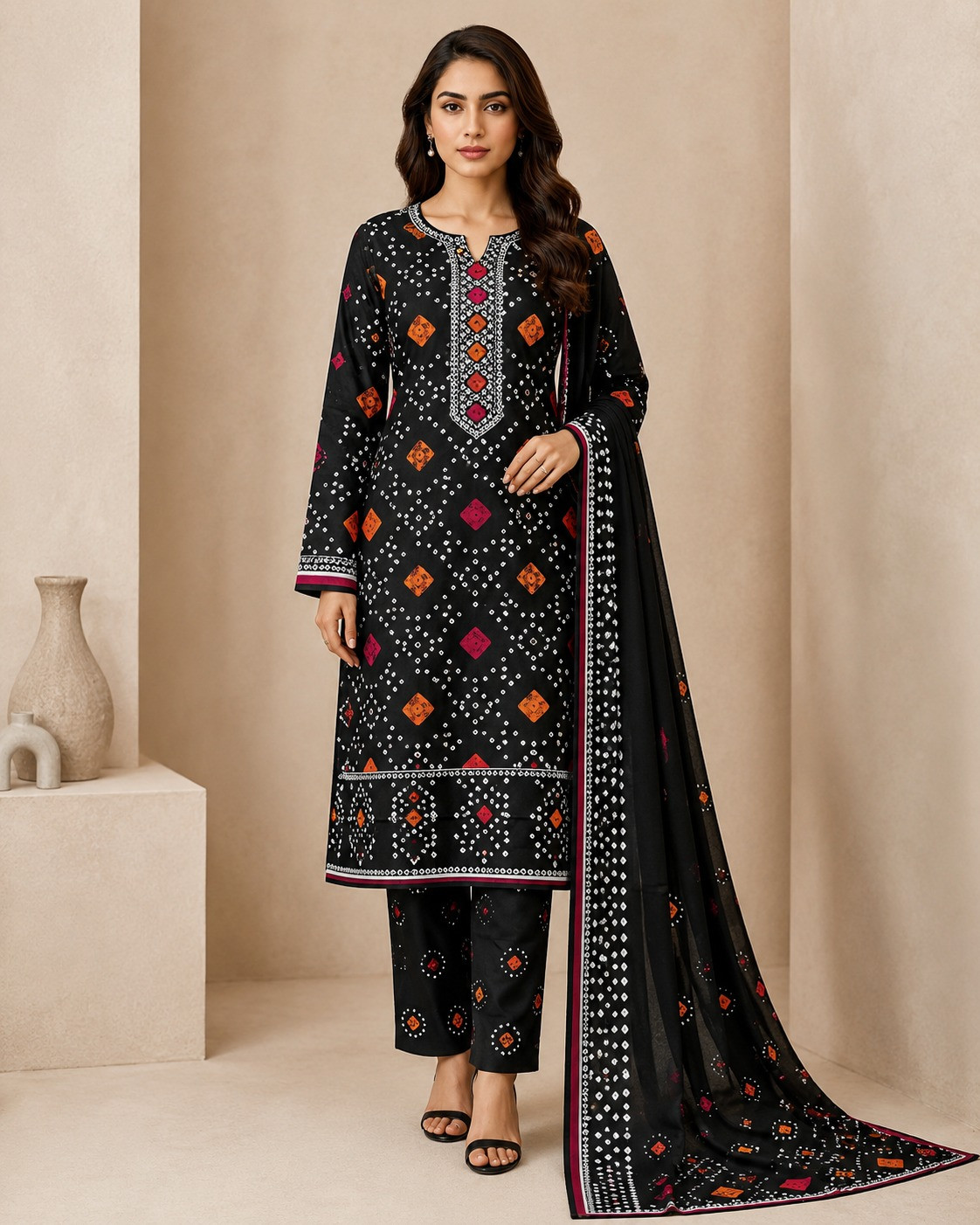 Nishat 3pc unstitched digital lawn suit for women new collection 2026