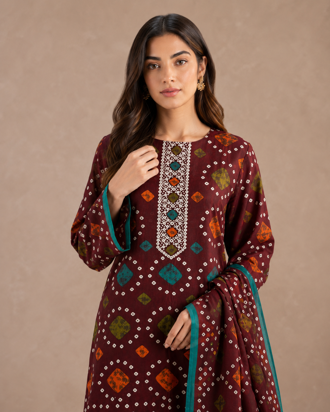 Nishat 3pc unstitched digital lawn suit for women new collection 2026