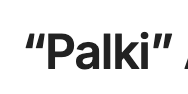 Palki